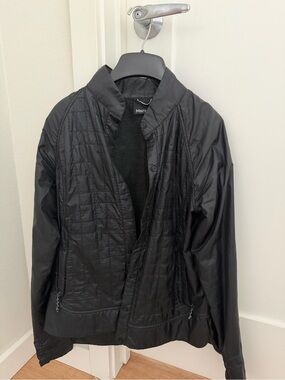 Marmot Black Lightweight Quilted-Front Jacket